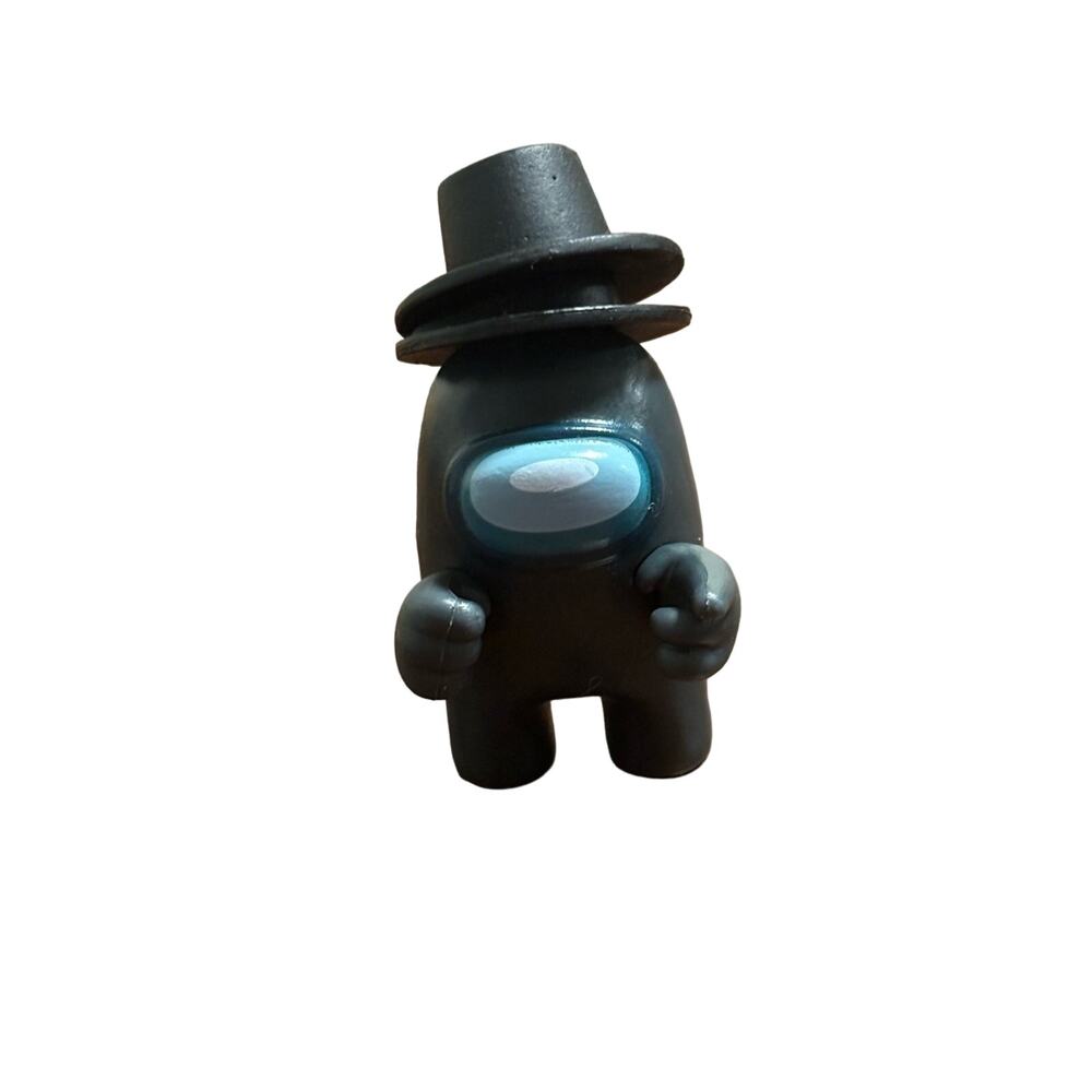 Among us black with top hats 2in mini figure